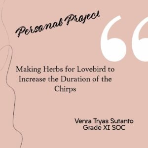Read more about the article Making Herbs for Lovebird to Increase the Duration of the Chirps