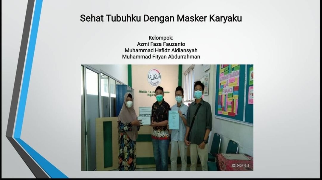 Read more about the article Sehat Tubuhku dengan Masker Karyaku